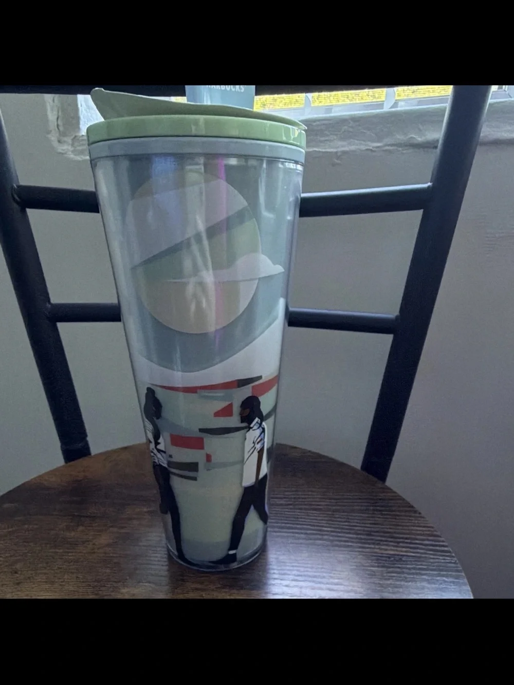 24 oz Starbucks‎ + Lou Black History 2024 Tumbler By Seattle Artist Damon Brown